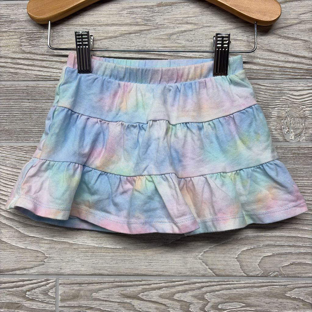 Tiered Skort Tie Dye 12M