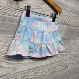 Tiered Skort Tie Dye 12M