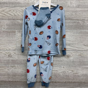 NEW 2 Pc Plush Pj Football & Socks 4t