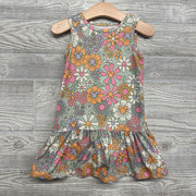 Sleeveless Dress Flowers 2t