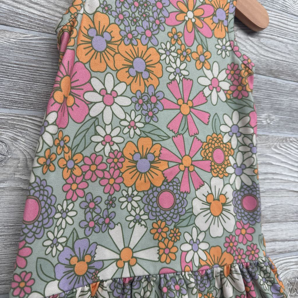 Sleeveless Dress Flowers 2t