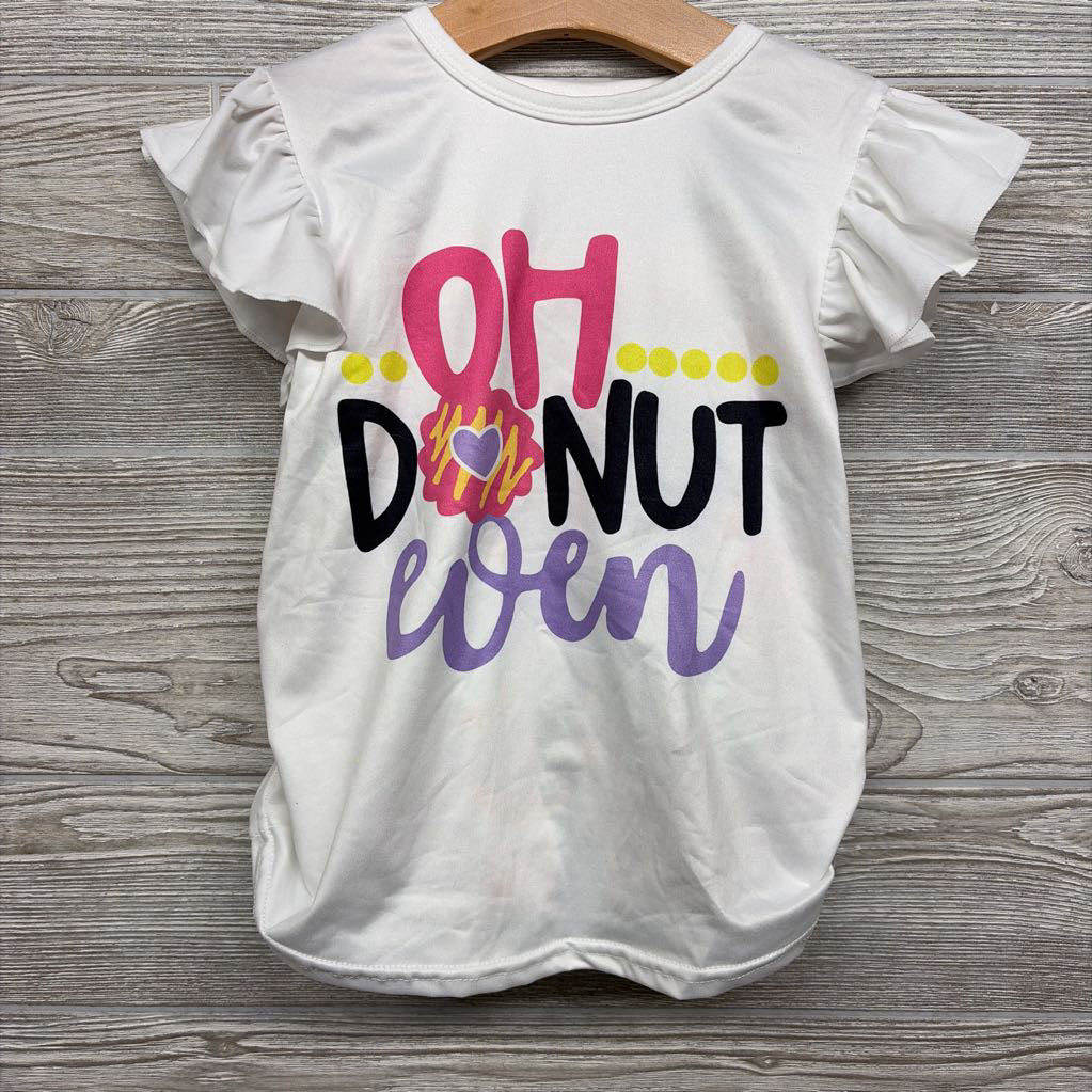 Flutter Sleeve Shirt & Shorts Poms Oh Donut Even 5-6
