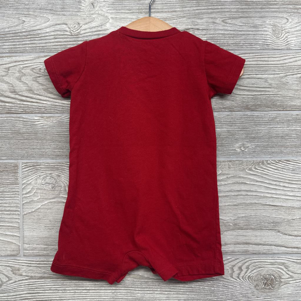 Shorty Romper Logo 6M