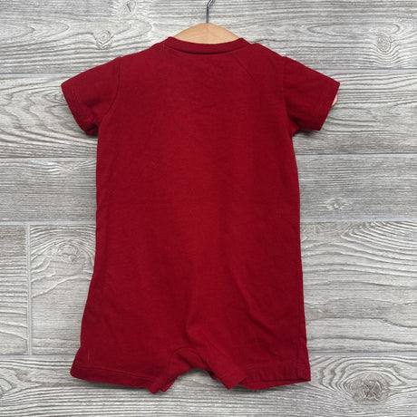 Shorty Romper Logo 6M