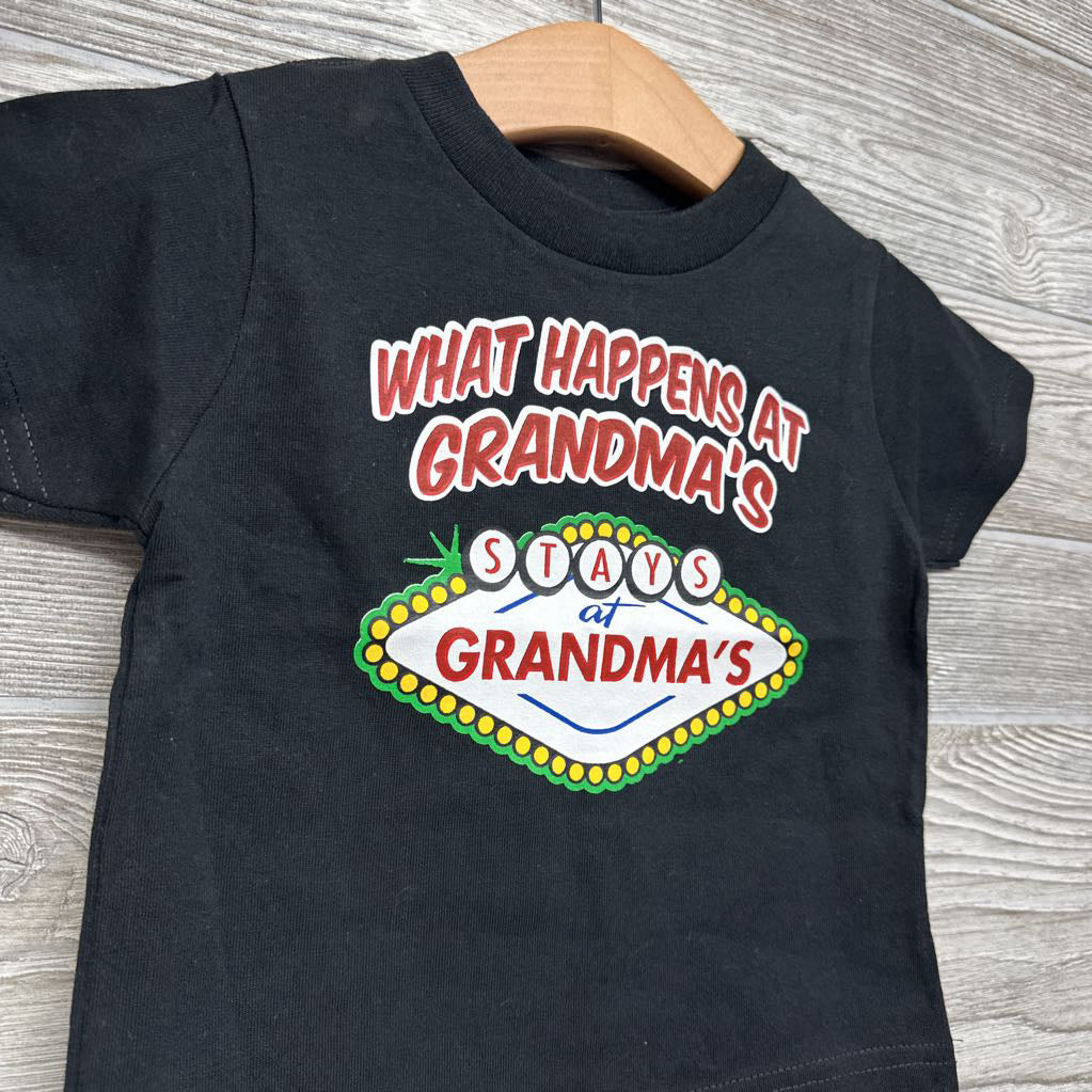 NEW Shirt What Happens At Grandma's Stays At Grandmas 2