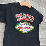 NEW Shirt What Happens At Grandma's Stays At Grandmas 2