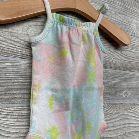 Tie Dye Tank Top Romper 3M