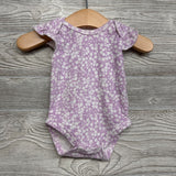Flutter Sleeve Bodysuit Flowers 0-3M