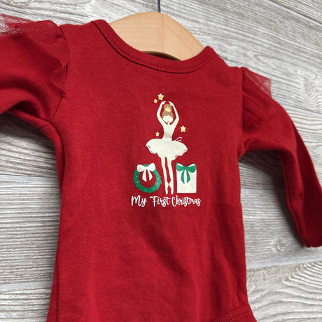 LS Bodysuit My First Christmas 3-6M