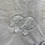 NEW Lamb Plush Blanket Satin Edges