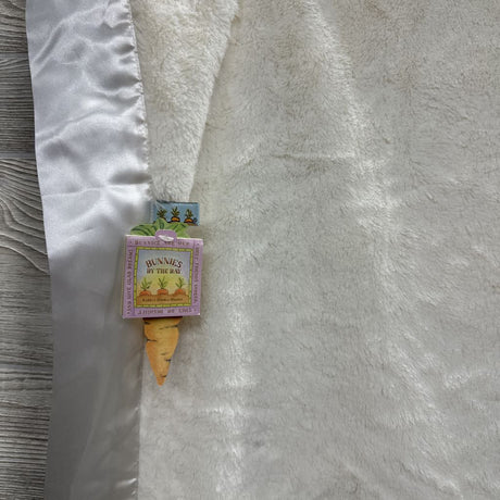 NEW Lamb Plush Blanket Satin Edges