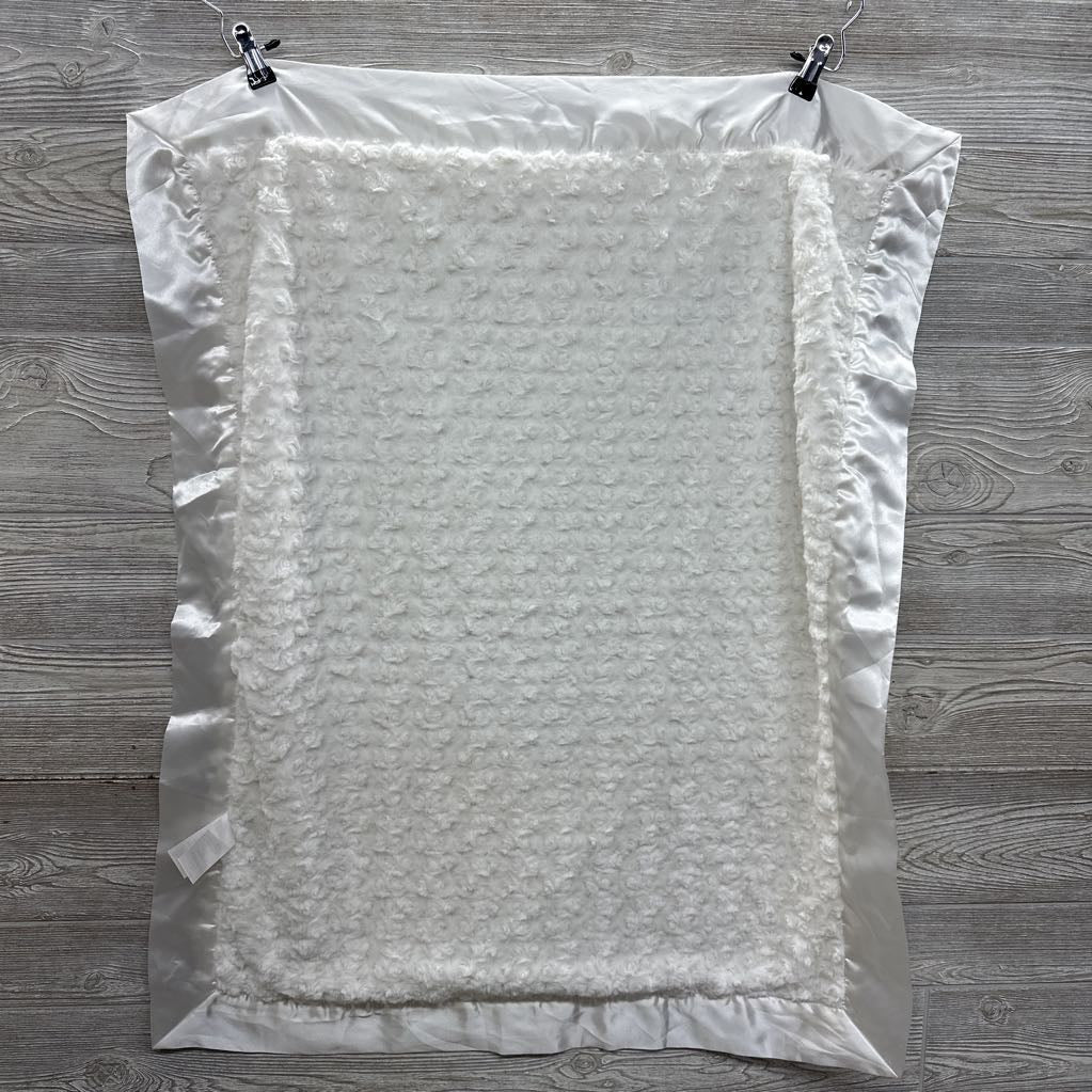 NEW Lamb Plush Blanket Satin Edges