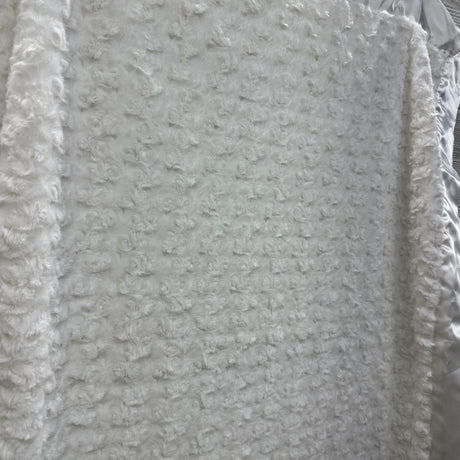 NEW Lamb Plush Blanket Satin Edges