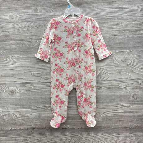 NEW 2 Pc Footies Polka Dots & Flowers 6M