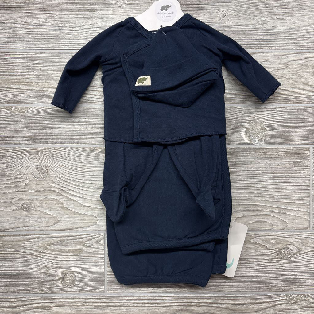 NEW Organic Blanket, Cap, Shirt & Pants 0-3M