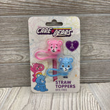 NEW 2 Pk Straw Toppers