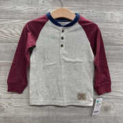 NEW LS 1/4 Button Up Shirt 2T