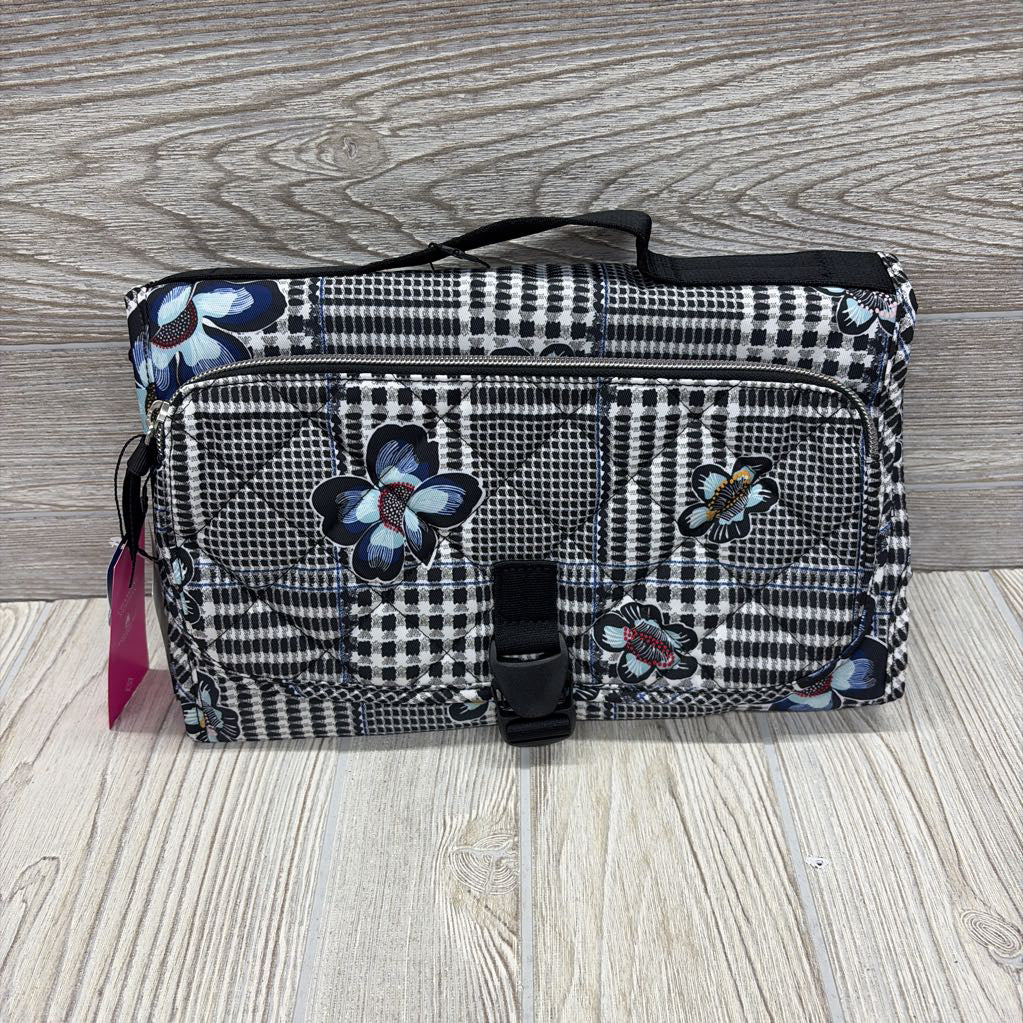 NEW Bedford Plaid Portable Changing Station Plaid Butterflies