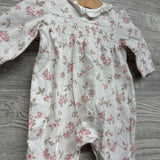 LS Collared Smocked Outfit Flowers 3M