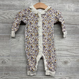 Ls Snap Outfit Flowers 3-6M
