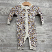Ls Snap Outfit Flowers 3-6M