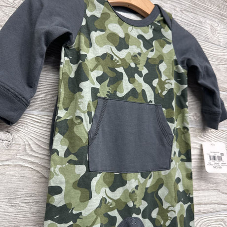NEW LS Camo Outfit & Bib 3-6M