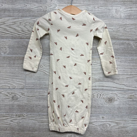 LS PJ Gown Bees 0-6M