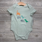 NEW Bodysuit Dinosaurs Let's Roll 18-24M