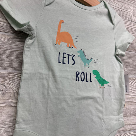 NEW Bodysuit Dinosaurs Let's Roll 18-24M