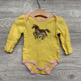LS Pointelle Bodysuit Horses 9-12M