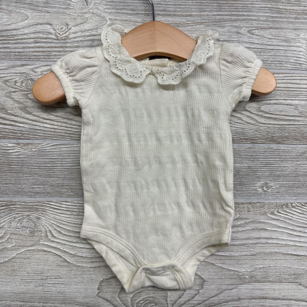 Eyelet Collared Bodysuit 0-3M