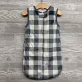Sherpa Lined Sleepsack Buffalo Plaid 3-6M