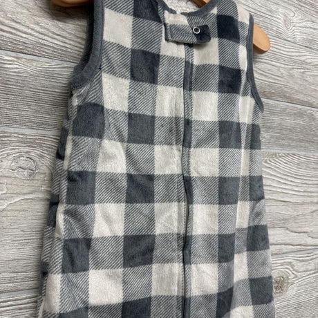 Sherpa Lined Sleepsack Buffalo Plaid 3-6M
