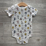3 Pk Bodysuits Characters Stripes Cuddle Party 24M