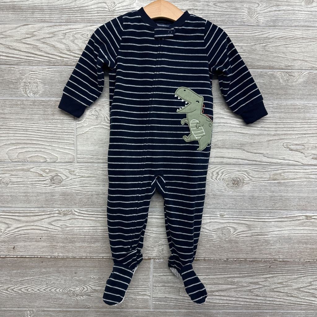 Blanket Sleeper Stripes Dinosaur 12M
