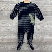 Blanket Sleeper Stripes Dinosaur 12M