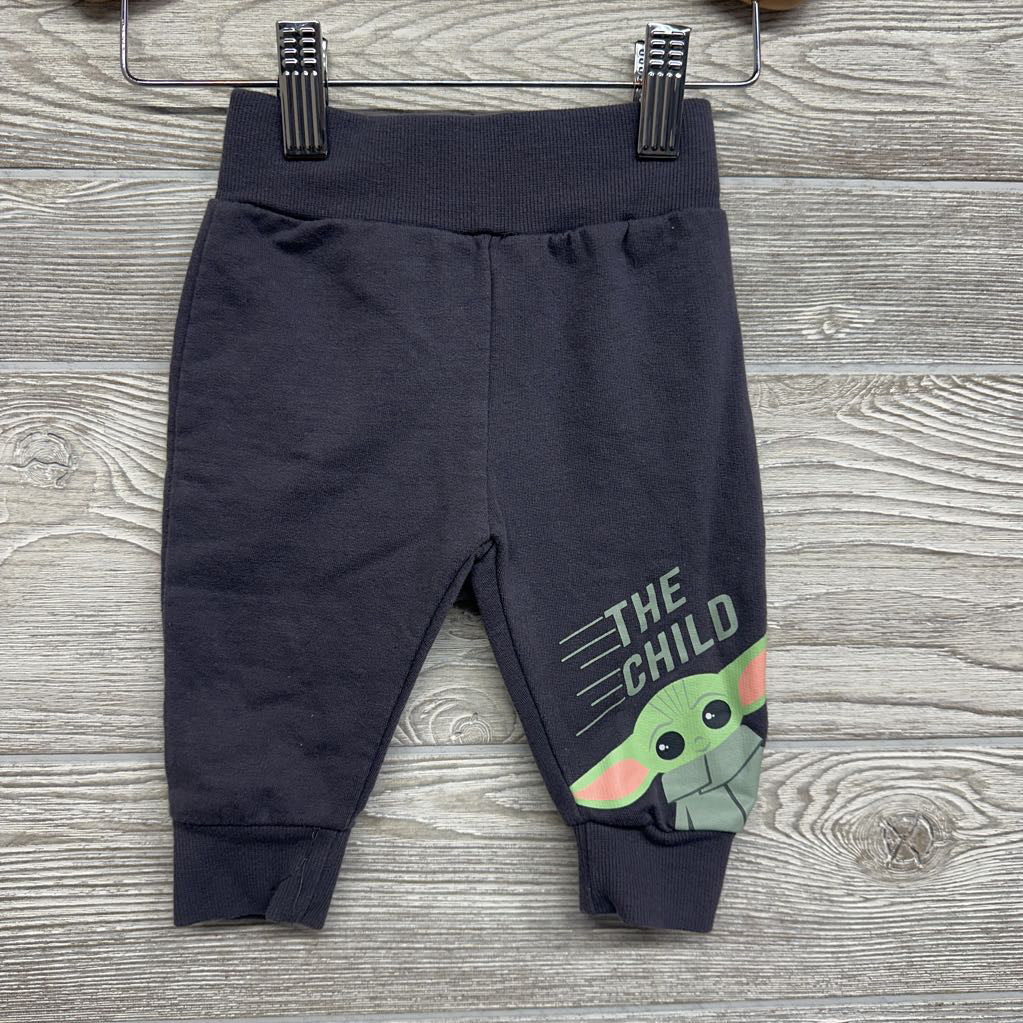 Crewneck I Rule Mommy's Galaxy & Jogger Sweatpants Baby Yoda 3-6M