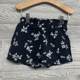 Textured Ruffle Tank Top & Shorts Flowers 4-5