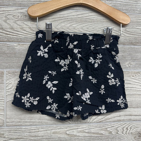 Textured Ruffle Tank Top & Shorts Flowers 4-5
