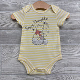 3 Pk Bodysuits Winnie The Pooh Best Friends Stripes 3-6M