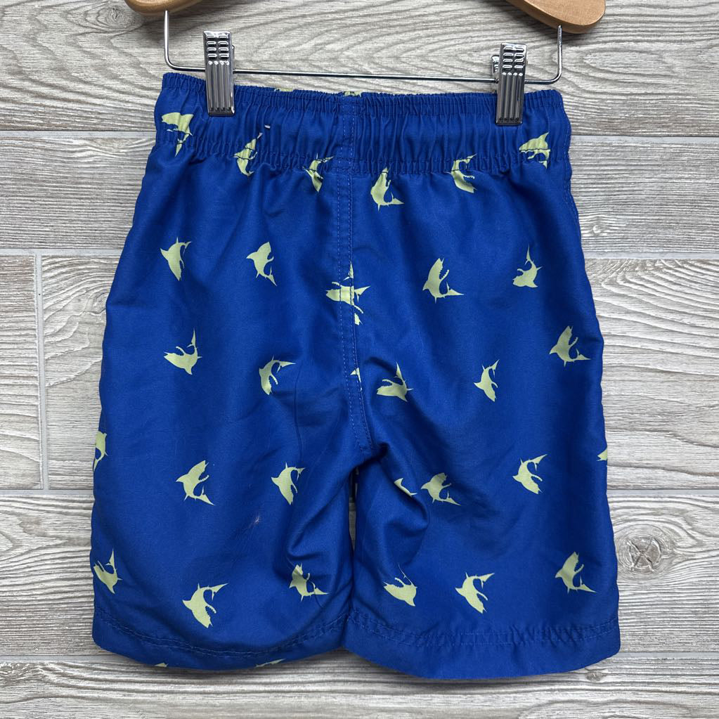 Swim Trunks Sharks 5-6