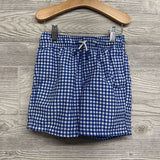 Gingham Swim Trunks 6-7