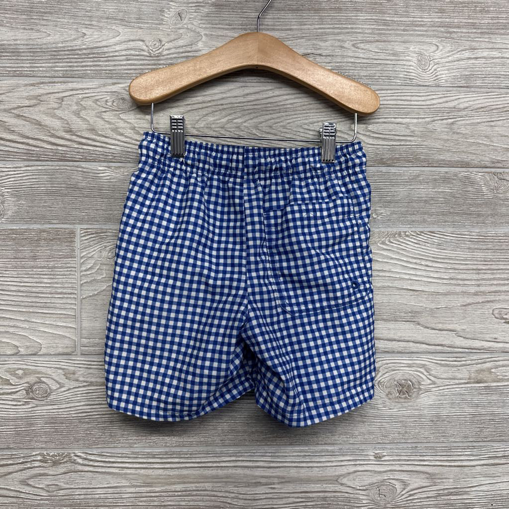 Gingham Swim Trunks 6-7