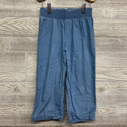 Smocked Waist Chambray Pants 5