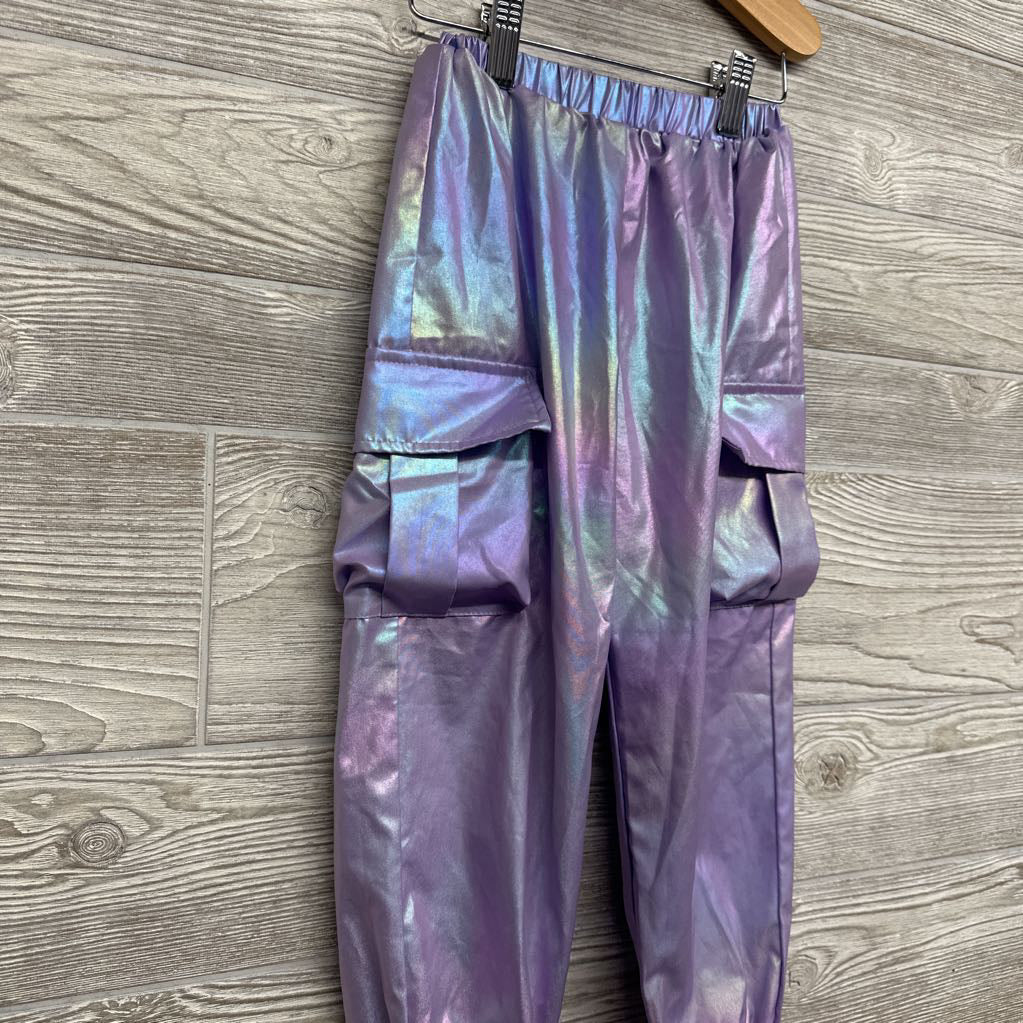 Metallic Cargo Joggers 5