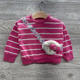 Crewneck Stripes Side Purse 18M