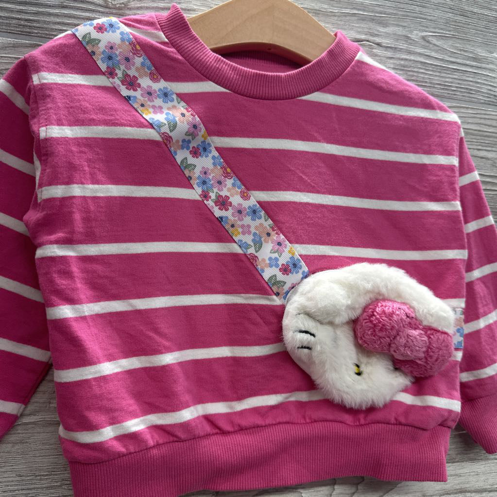 Crewneck Stripes Side Purse 18M