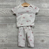 Full Zip Hoodie Bear Pocket, Waffle Knit Bodysuit & Pants Bears 12M