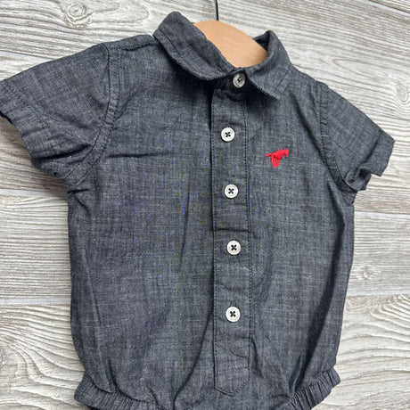 Button Up SS Shirt 3-6M