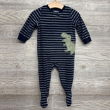 Blanket Sleeper Stripes Dinosaur 12M
